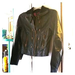 Say What? Leather jacket